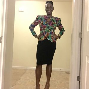 Vintage dress top! Very cute and colorful